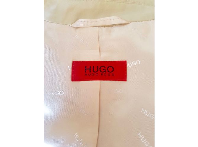Hugo Boss Jacke Beige Baumwolle Polyamid - Ansicht 8