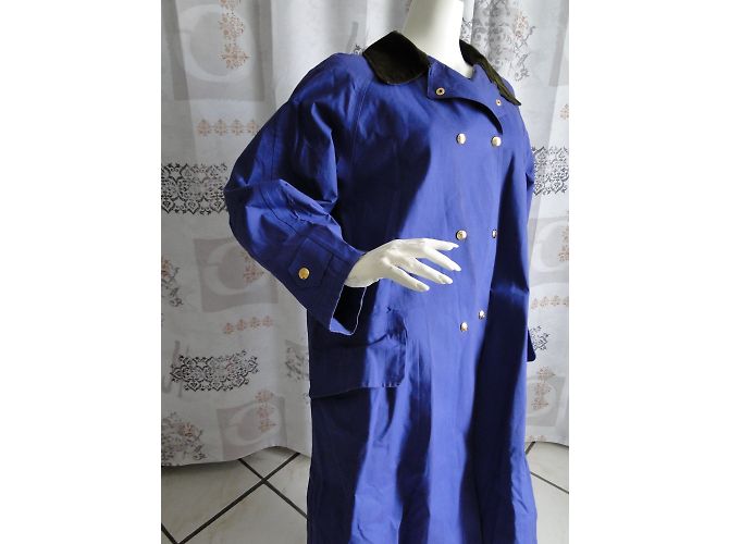 Hermès Impermeabili Blu Porpora - vista 3
