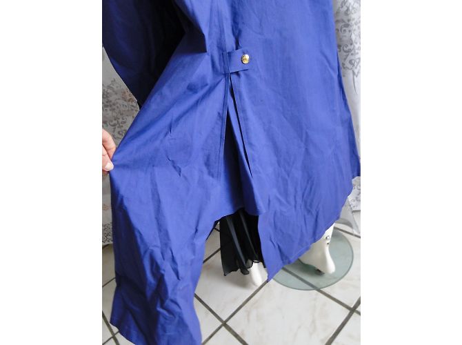 Hermès Impermeabili Blu Porpora - vista 5