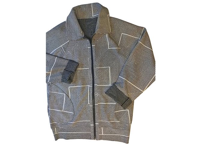 Norma Kamali Reversible Bomberjacke Schwarz Weiß - Ansicht 2