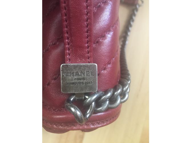 Chanel Handtaschen Bordeaux - Ansicht 3