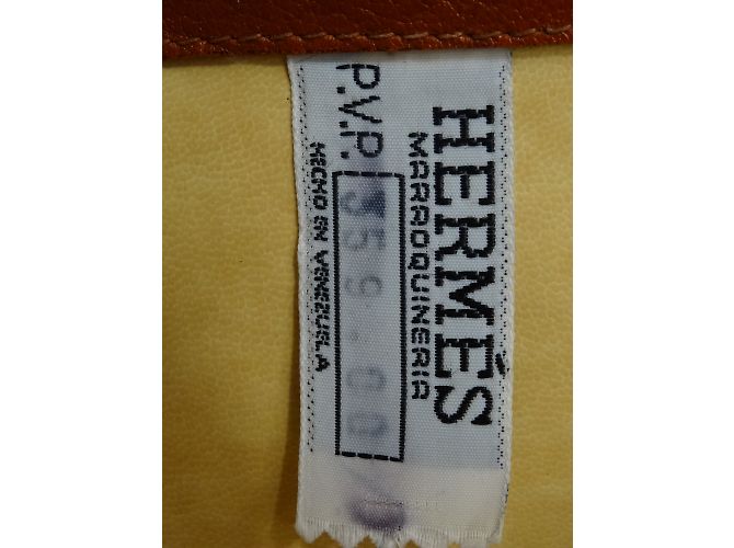 Borsa Hermès Borsa in pelle intrecciata marrone - vista 4