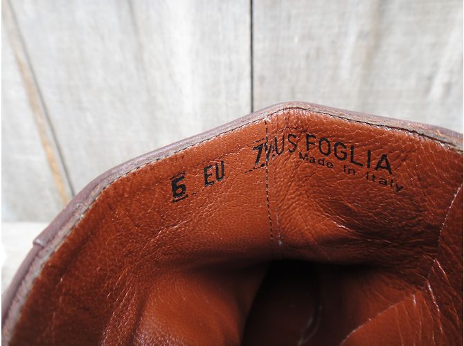 Stivaletti Bally in pelle marrone - vista 8
