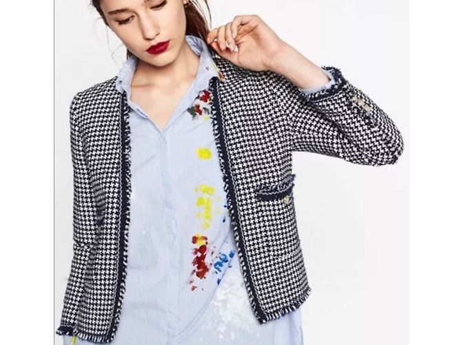 Zara Tweed-Jacke - Ansicht 5