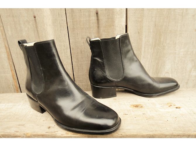 Botas Chelsea Bally de cuero negro - vista 3