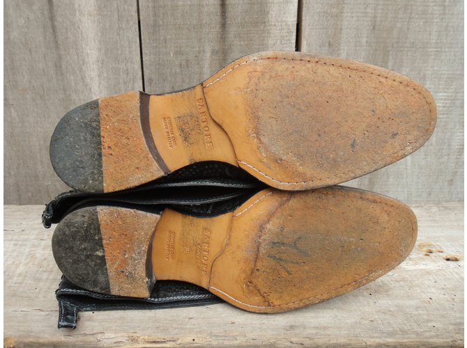 Sartore Stiefel aus grauem Pythonleder - Ansicht 7
