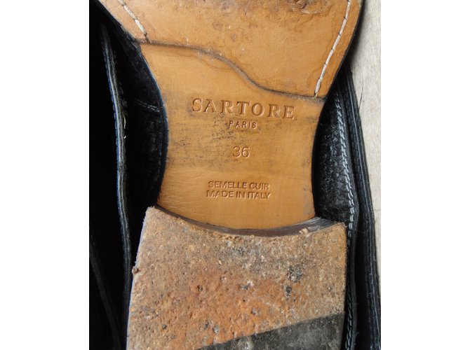 Sartore Stiefel aus grauem Pythonleder - Ansicht 8