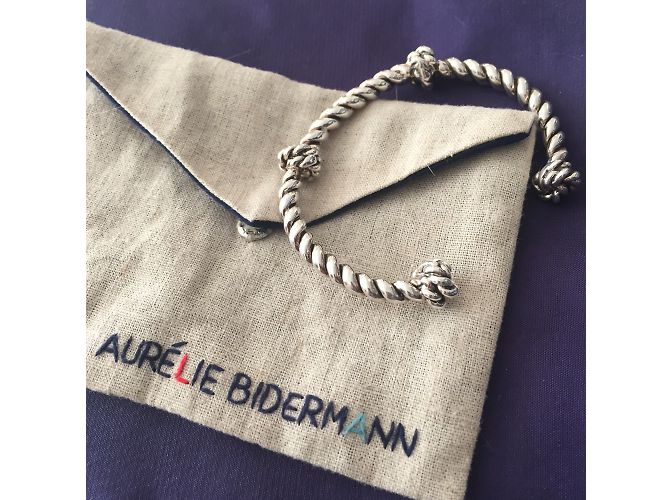 Bracciale Twist Aurelie Bidermann argentato Argento - vista 4