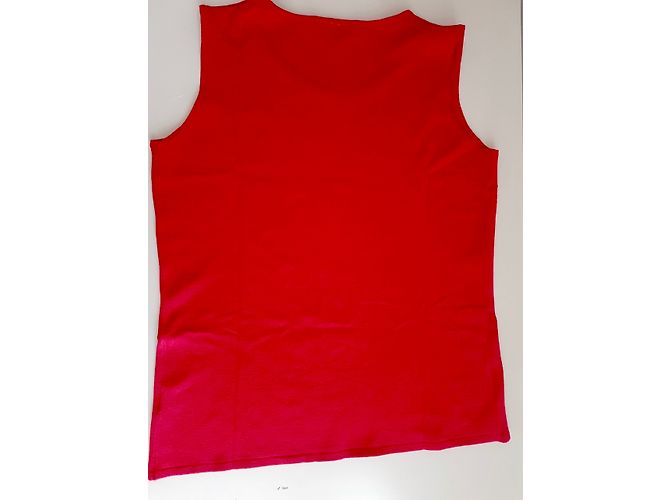 Top rojo de viscosa Carven Roja - vista 4