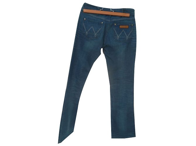 Autre Marque Vaqueros Wrangler Megan en denim bruto azul - vista 2