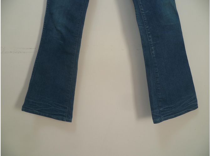 Autre Marque Vaqueros Wrangler Megan en denim bruto azul - vista 7