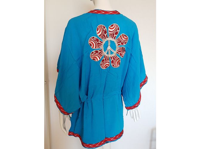 Autre Marque Túnica Icons Azul Turquesa - vista 2