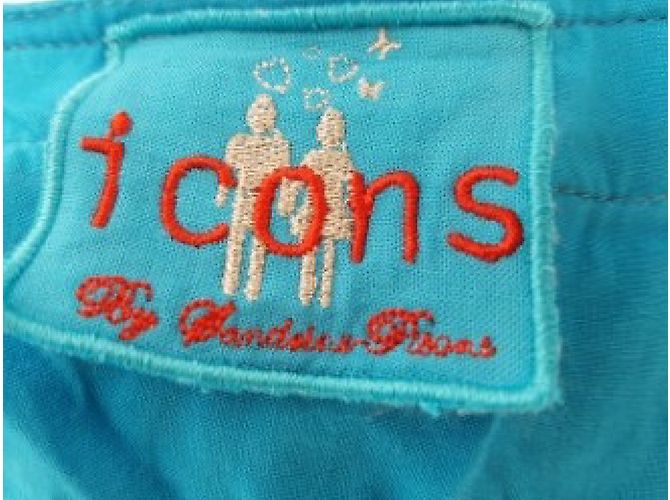 Autre Marque Túnica Icons Azul Turquesa - vista 5