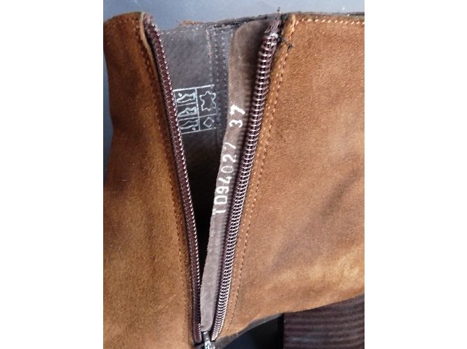 Mocassini Jonak Caramel in Pelle di Cervo con Tacchi Alti Caramello - vista 4