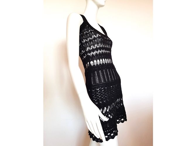 Vestido Joseph de lana de alpaca bebé negro - vista 4