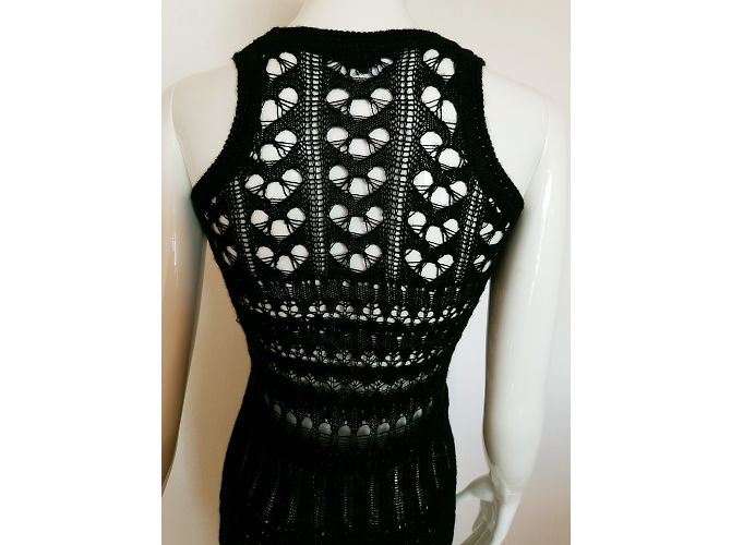 Vestido Joseph de lana de alpaca bebé negro - vista 6