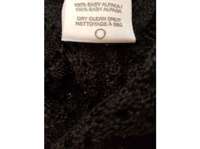 Vestido Joseph de lana de alpaca bebé negro - vista 8