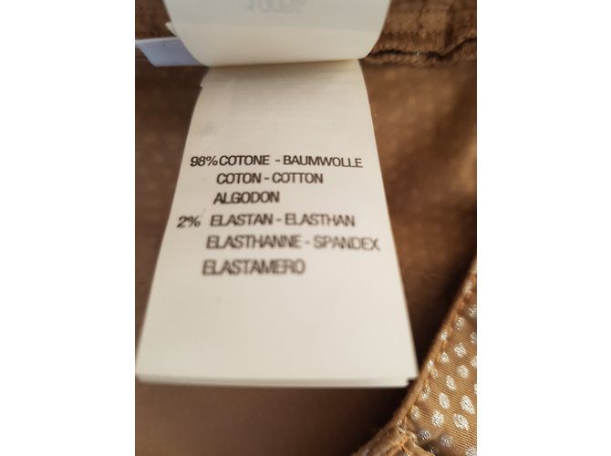 Pantalones Blumarine Beige de Algodón - vista 11