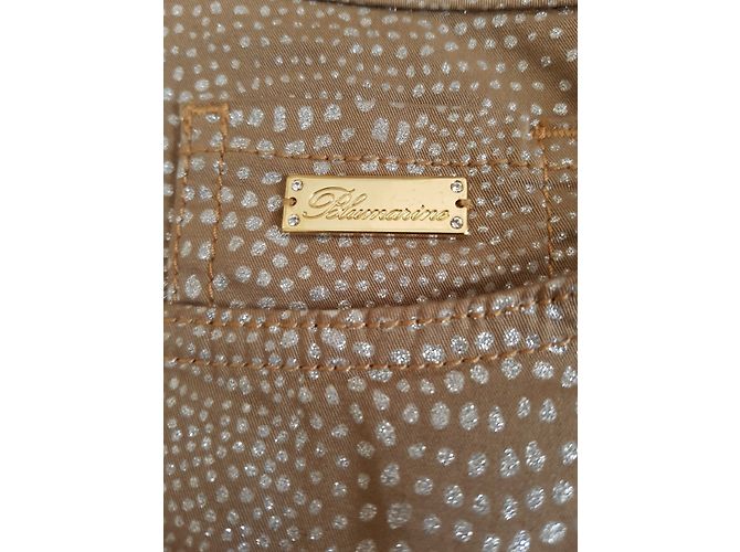 Pantalones Blumarine Beige de Algodón - vista 9