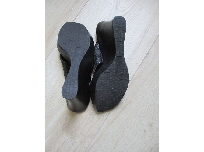 Mules Stéphane Kelian in pelle intrecciata nera 36 Nero - vista 3
