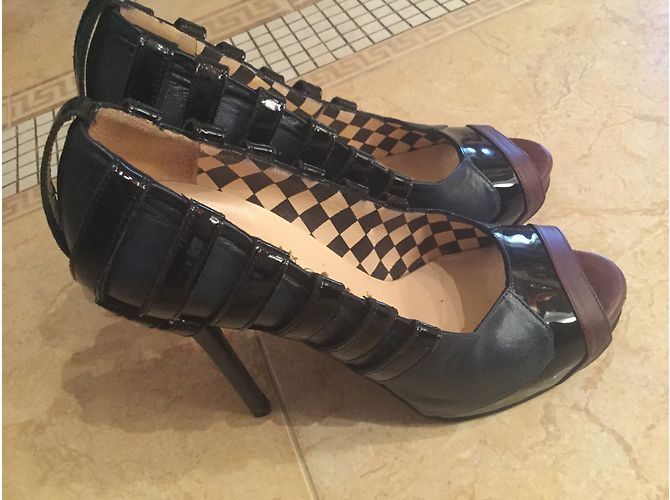 Autre Marque Leder Pumps Mehrfarbig Größe 38 Mehrfarben - Ansicht 3