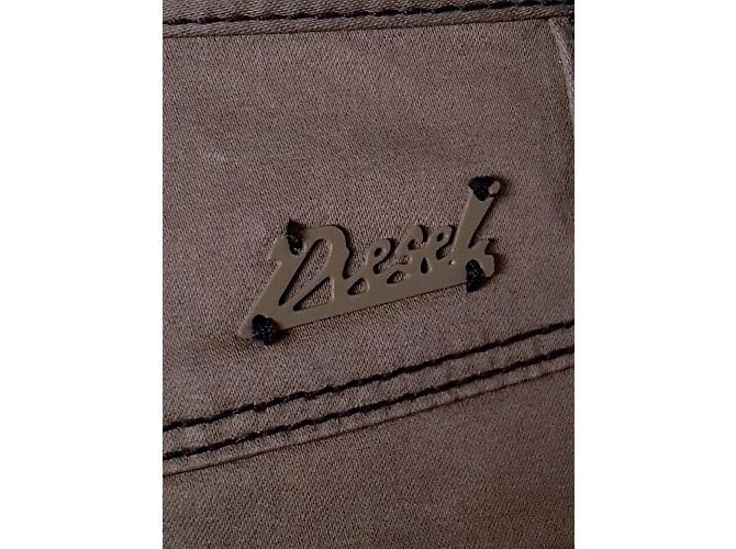 Gonna Diesel Marrone Cotone Marrone scuro - vista 5