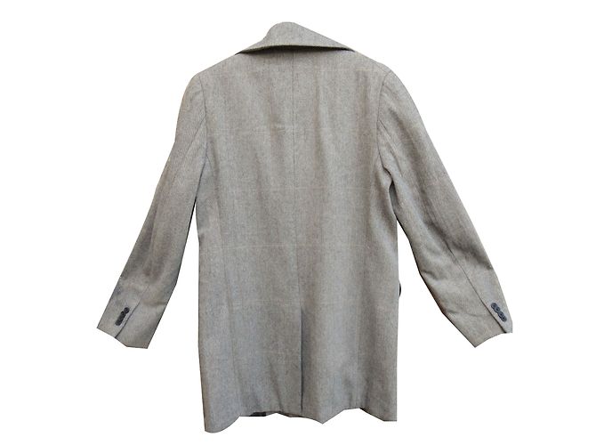 Scotch and Soda Grey Wool Blend Coat M - view 2