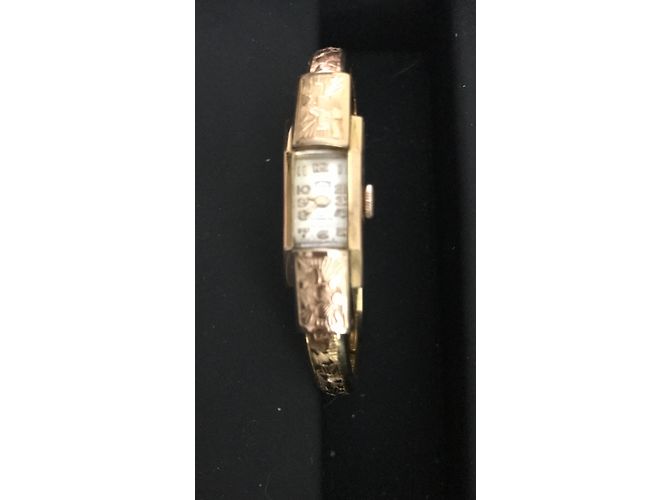 Autre Marque Reloj de Pulsera Joya Chapado en Oro Mecánico Suizo Dorado - vista 2