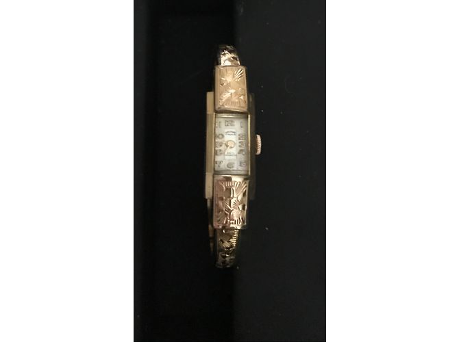 Autre Marque Reloj de Pulsera Joya Chapado en Oro Mecánico Suizo Dorado - vista 3