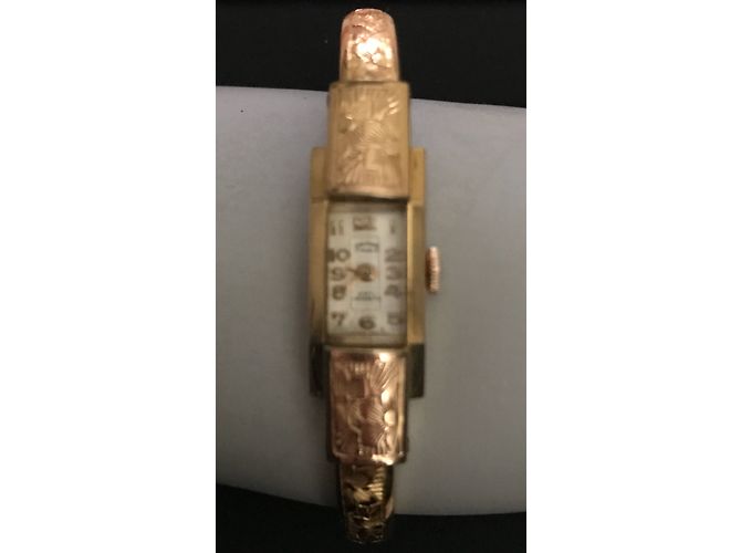 Autre Marque Reloj de Pulsera Joya Chapado en Oro Mecánico Suizo Dorado - vista 6