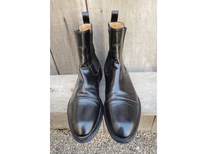 Botas Chelsea Gucci em couro preto - vista 3