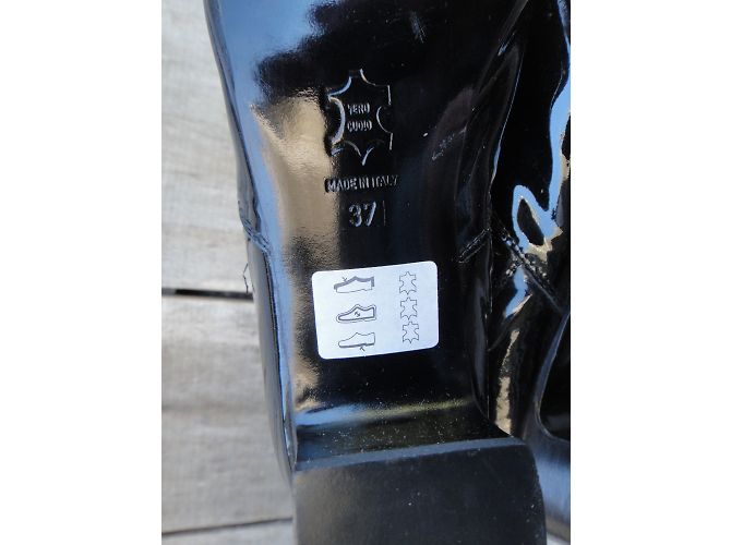 Botas de charol negro Apc Talla 37 - vista 9