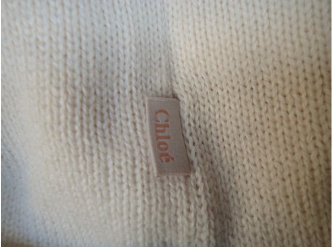 Chloé Weste Beige aus Baumwolle und Wolle 10 Jahre - Ansicht 5