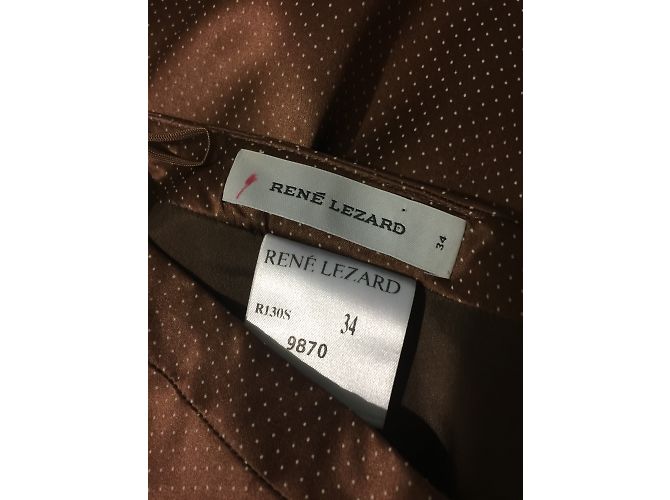 René Lezard Una línea de falda de puntos de seda. - vista 3