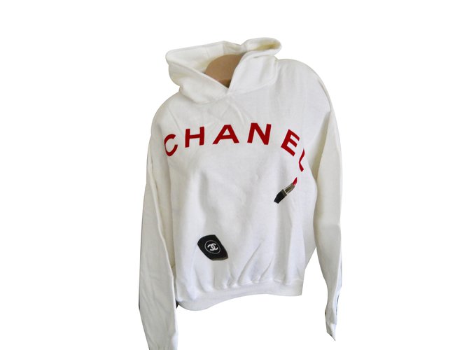 Chanel Sweatshirt Weiß - Ansicht 2