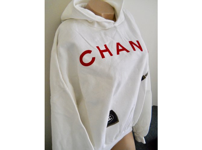 Chanel Sweatshirt Weiß - Ansicht 5