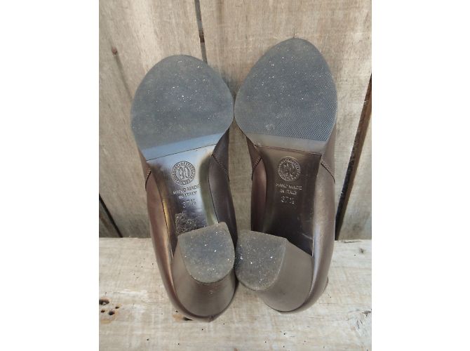 Botines Carel de piel marrón Castaño - vista 5