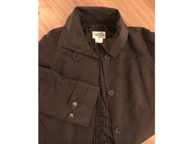 Hermès Gabardina Castaño - vista 2