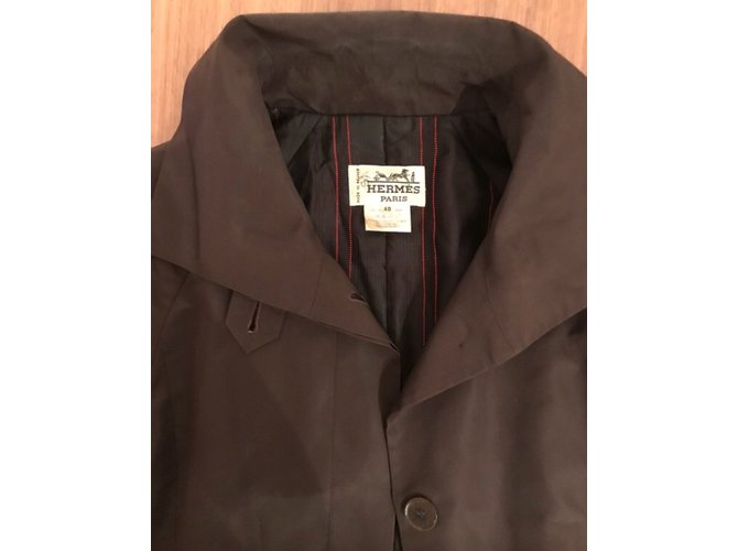 Hermès Gabardina Castaño - vista 3