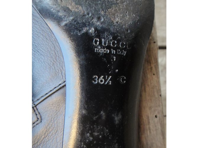 Gucci Black Leather Ankle Boots - view 9
