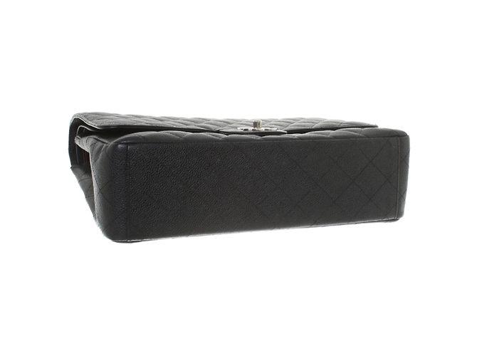 Timeless Chanel Cuero caviar maxi jumbo Negro - vista 5