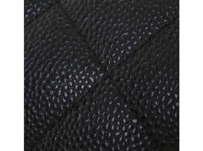 Timeless Chanel Cuero caviar maxi jumbo Negro - vista 8