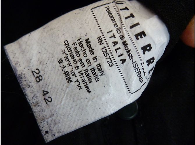 Jeans Slim Pierre Balmain Estampado Pitón Negro Impresión de pitón - vista 7