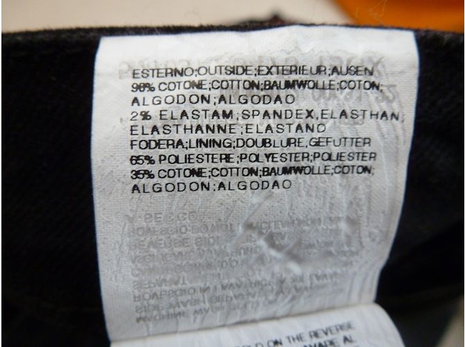 Jeans Slim Pierre Balmain Estampado Pitón Negro Impresión de pitón - vista 9