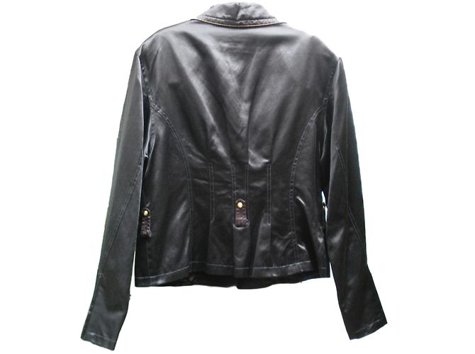 Chaqueta de algodón negra ROCCOBAROCCO Negro - vista 2