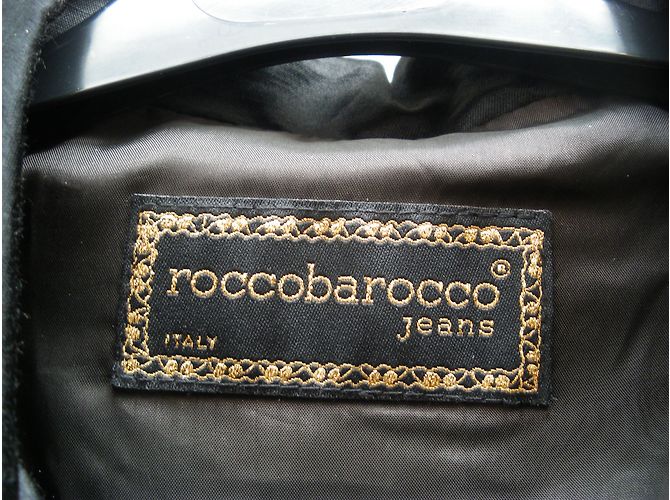 Chaqueta de algodón negra ROCCOBAROCCO Negro - vista 3