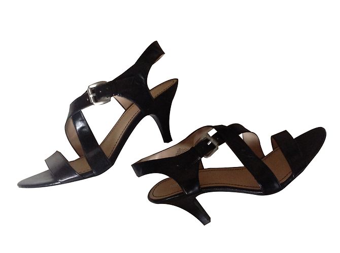 Sandali Nine West in pelle nera taglia 38 Nero - vista 2