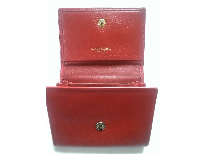 Cartera Lancel de cuero rojo Roja - vista 2