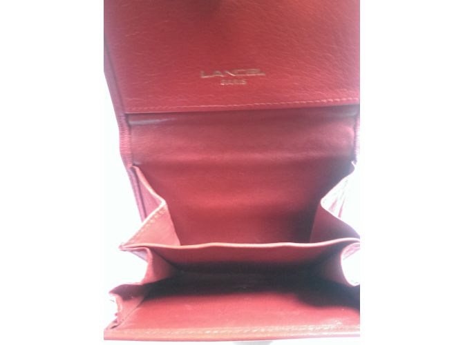 Cartera Lancel de cuero rojo Roja - vista 4