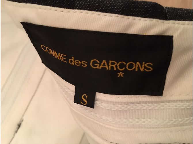 Pantalones cortos de algodón gris Comme Des Garcons - vista 3